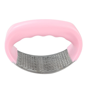 Stainless Steel Garlic Press Ring Manual Mincer Kitchen Tool Black Green Pink - Product Image 3
