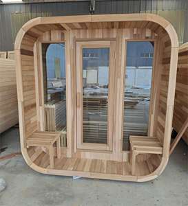 ห้องซาวน่ากลางแจ้งทนทานป้องกันการกัดกร่อน รับประกัน 5 ปี ใช้งานได้ทุกสภาพอากาศ - Product Image 4