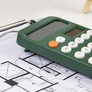 Chất lượng cao kép điện bàn máy tính 12 chữ số đa chức năng văn phòng Tài Chính khoa học máy tính trường pin hoạt động - Product Image 5