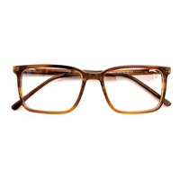 Nouvelles montures de lunettes en acétate pour affaires 2024, de haute qualité, carrées, pour myopie, lunettes optiques sur ordonnance