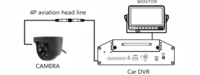 Cámara de Visión Trasera OEM AHD 1080P 12V Impermeable, Montada en el Brazo del Espejo Retrovisor del Automóvil, Vista Lateral Derecha/Izquierda, Sistema de Seguridad para Punto Ciego