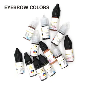 10Ml PMU Alis Bibir Mikropigmentasi Eyeliner Diskon Besar-besaran Makeup Sementara Tinta Tato Pigmen Microblading