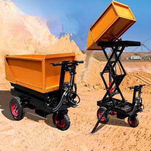 इलेक्ट्रिक सेल्फ डंपिंग बाल्टी डंप ट्रक कैंची लिफ्टर मशीन हाइड्रोलिक ट्रॉली - Product Image 6