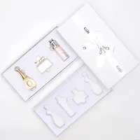 Kotak Kertas Karton Putih Parfum Set Sampel Kotak Kemasan Botol Kotak Parfum untuk Produk Perawatan Kulit