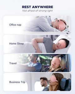 Antifaz de Gel Sólido 3D Refrigerante MOQ Bajo Terapia de Frío y Calor Compresa de Hielo para Dormir y Aliviar el Estrés Ocular para Adultos - Product Image 6