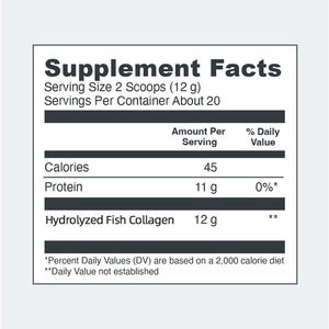 Collagene Marino Idrolizzato di Alta Qualità - Polvere di Peptidi <span class=keywords><strong>per</strong></span> il Supporto di Articolazioni, <span class=keywords><strong>Pelle</strong></span>, Capelli e Unghie - Product Image 5
