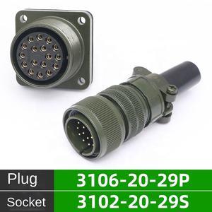 MS3106 20-29 موصل دائري 17Pin ، موصل ، اقتران موضوع ، 15A موصل 17 دبوس - Product Image 2