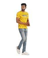 Kaos Rajut Pria Musim Panas 2023, Model Terbaru, Kasual, Lengan Pendek, Slim Fit, Motif Cetak, Ramah Lingkungan, Bahan Bernapas