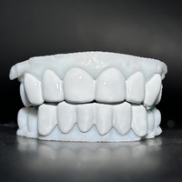 Grillz dentaire Hip Hop en émail blanc, design classique, pour dents supérieures et inférieures