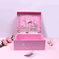 Boîte à cadeau surprise photo 3D avec explosion personnalisée, design explosif