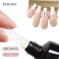ZYZC Fournisseur d'ongles – Vegan, Non Toxique, Sans HEMA, Certifié MSDS, Paillettes Naturelles Longue Durée, Durcissable UV/LED, 60ml, Professionnel