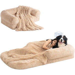 Wohnzimmer Wasch bares großes Hunde bett Menschliches Hunde bett Schlafs ofa - Product Image 1