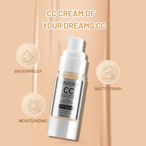 Crème Correctrice de Couleur <span class=keywords><strong>SPF</strong></span> <span class=keywords><strong>50</strong></span>+ à Forte Vente, Fond de Teint Liquide Couvrant, Crème <span class=keywords><strong>CC</strong></span> Visage au Collagène, Maquillage Imperméable - Product Image 4