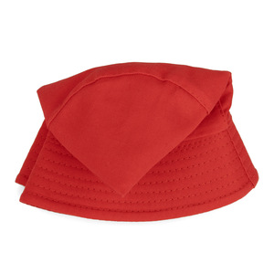 Unisex Bucket Hat Cotton Canvas Foldable Sun Protection Wide Brim Spring Summer Solid Color Contrast - Product Image 2