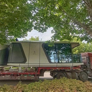 Casa Prefabricada Antirrobo y Anticongelante, Estructura de Acero, Estilo Moderno, Cápsula Espacial Móvil, Casa Pequeña de Forma Especial - Product Image 1