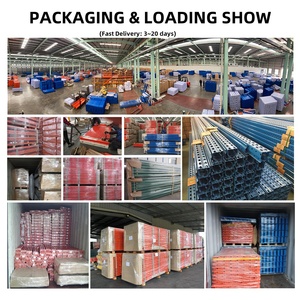 رفوف مخصصة أرفف البليت حلول مستودع تخزين رفوف الثقيلة السوداء - Product Image 5