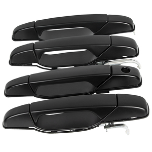 Jeu de <span class=keywords><strong>4</strong></span> poignées de porte noires avant et arrière pour Chevy GMC Tahoe Yukon Sierra 07-14 - Product Image 2