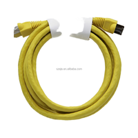 Cat.5e Cat5e Cat 6 kabel Ethernet, kabel jaringan Cat6, kabel Patch UTP dengan konektor Rj45 1M 2m 3m