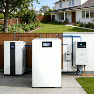ระบบกักเก็บพลังงานภายในบ้าน 5KW 10KW, ระบบกักเก็บพลังงานแบตเตอรี่ลิเธียมโซลาร์ LiFePO4 แบบออฟกริด - Product Image 1