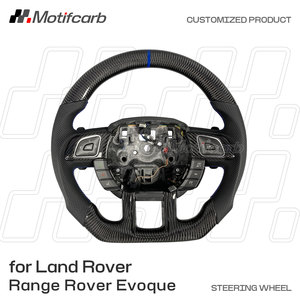 Volant sport personnalisé en fibre de carbone véritable pour Land Rover Range Rover Evoque 1ère génération Pure SE HSE Dynamic 2012-2019 - Product Image 2