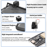 Kit de Plotter de Escritorio A4, Robot de Escritura y Dibujo Mejorado con Control por Software, Ideal para Educación STEM y Aficionados