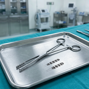 Pinces chirurgicales en acier inoxydable pour éponges, instrument hémostatique manuel, certifié CE Classe I, prix bas, produits très demandés - Product Image 4