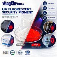 Pigment de sécurité fluorescent UV, organique et invisible, pour pots de soins de la peau et cartons cosmétiques