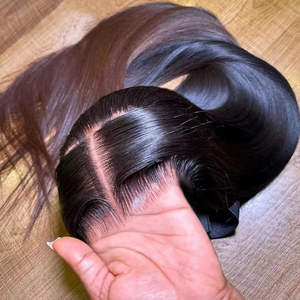 <span class=keywords><strong>MSbeauty</strong></span> العظام مستقيم الدانتيل الكامل الجبهة الباروكات الشعر البشري البورمي رخيصة قبل منتوف شفافة HD الدانتيل الجبهة الباروكات للنساء السمراوات - Product Image 4