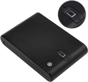 Caja de pistola de almacenamiento portátil para <span class=keywords><strong>coche</strong></span> con llave de contraseña táctica pequeña caja de <span class=keywords><strong>seguro</strong></span> antirrobo de metal anticaída para el hogar - Product Image 5