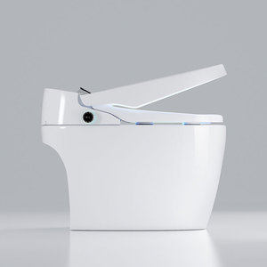 Inodoro Inteligente de Cerámica de Una Pieza LEHILL, Diseño Moderno, Automático, Montado en el Suelo, WC de Color para Hoteles, con Gráficos Inteligentes - Product Image 3