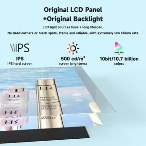 Dọc sàn-đứng 55 inch <span class=keywords><strong>Totem</strong></span> Double Sided kỹ thuật số biển và hiển thị 4K UHD đôi màn hình LCD kỹ thuật số biển kiosk - Product Image 4