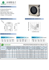 Đứng miễn phí <span class=keywords><strong>Mini</strong></span> Blower <span class=keywords><strong>Fan</strong></span> 5V 12V DC 3007 trường hợp kim loại 30 mét quạt ly tâm nhựa Blades mẫu miễn phí OEM ODM tùy chỉnh - Product Image 6