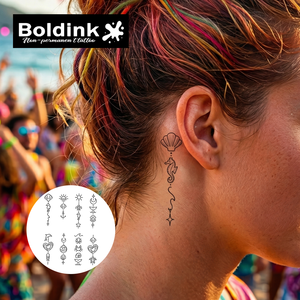 Tatuajes Temporales <span class=keywords><strong>de</strong></span> Tinta Jagua, Diseño <span class=keywords><strong>de</strong></span> Tótem Marino Realista, Resistentes al Agua, Larga Duración (2 Semanas), Personalizados por Boldink - Product Image 3