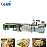 Machine automatique de fabrication de tortillas, machine de production de tortillas mexicaines en farine de maïs, en acier inoxydable pour usine alimentaire