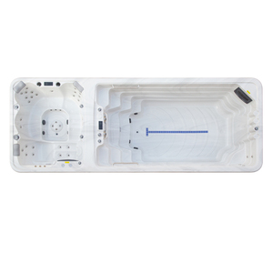 Piscina de spa de acrílico grande moderna para exteriores con cubierta de PVC Natación directa para adultos Inspirada en Suecia - Product Image 2