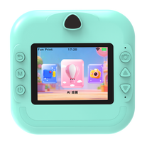 Imprimante photo thermique instantanée Bluetooth avec IA, appareil photo pour enfants, commande vocale, génération de photos IA, enregistrement vidéo