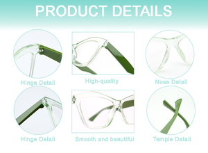 Nueva Tendencia en <span class=keywords><strong>Gafas</strong></span> <span class=keywords><strong>de</strong></span> Lectura con Protección Anti Luz Azul <span class=keywords><strong>para</strong></span> Mujer, Montura <span class=keywords><strong>de</strong></span> Ojo <span class=keywords><strong>de</strong></span> Gato, Lentes Transparentes, Monturas Elegantes y Económicas <span class=keywords><strong>para</strong></span> Leer, Disponibles en Stock - Product Image 2