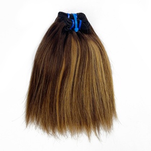 ผมตรงสีฟูมิแบบดับเบิ้ลดรอว์น ผมแท้ 100% สำหรับต่อผม - Product Image 4