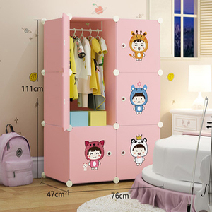 <span class=keywords><strong>Armario</strong></span> de plástico <span class=keywords><strong>multiusos</strong></span> para bebés, cubos de PP para niños, bricolaje - Product Image 3