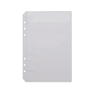 A4 A5 A6 A7 tập tin ngân sách chất kết dính tiền mặt Pouch rõ ràng Pocket 6 vòng dây kéo <span class=keywords><strong>PVC</strong></span> nhựa điền Pocket thư mục - Product Image 6
