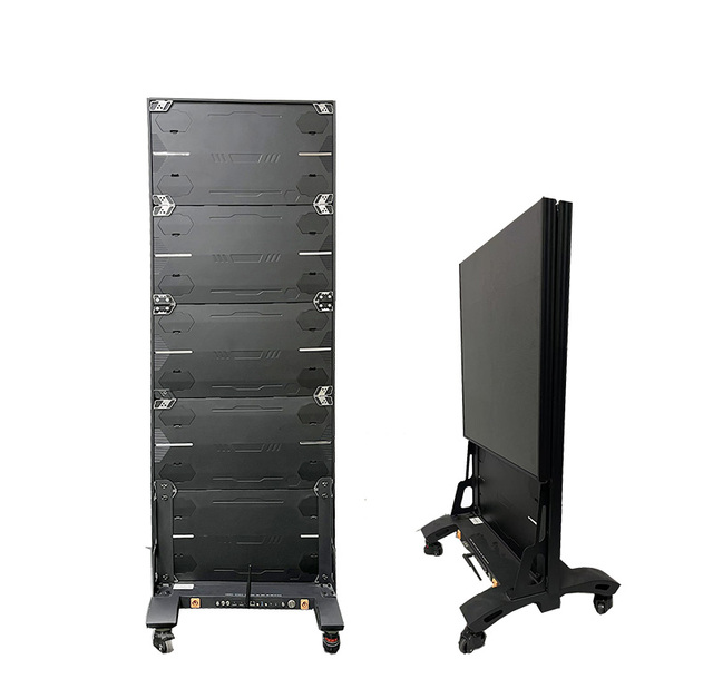 Ultra-Thin Seamless Splicing P1.56 Foldable LED Display 600*1687.5mm Poster Display for Advertising