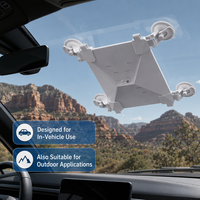 Support à ventouse robuste pour Starlink Mini avec base réglable à 360 degrés pour camping-car, fenêtre de voiture, bateau