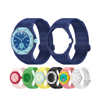 Nouvelle Arrivée Bracelet de montre en silicone, Bracelet de montre de poche modifié, Pratique, Fermoir magnétique, Bracelet de montre de haute qualité pour Swatchxap