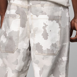 بناطيل مموهة بنطلون كلاسيكي مطبوع حسب الطلب فضفاض عالي الخصر بنطلون وسراويل للرجال مضادة للتجاعيد - Product Image 4