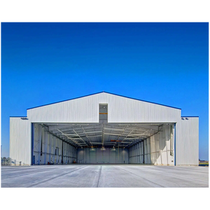 Conception de bâtiment à ossature en acier industrielle moderne personnalisable, peut être utilisée pour un grand hangar à avions facile à assembler, <span class=keywords><strong>porte</strong></span> - Product Image 5