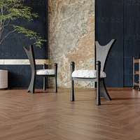 Chaises de salle à manger et de restaurant confortables à dossier haut pour coiffeuse de salon de café avec siège de cadre