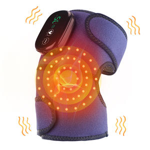 Masseur de genou chauffant et vibrant, portable et rechargeable, pour la relaxation quotidienne à domicile, directement de l'usine. - Product Image 3