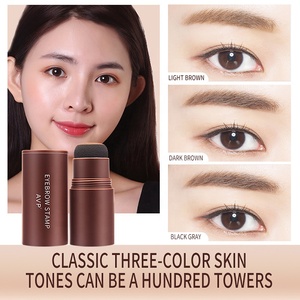 Kit de pochoirs pour sourcils, vente en gros, nouveauté, 12 pochoirs pour sourcils, kit de mise en forme, kit de pochoirs pour sourcils en une étape, <span class=keywords><strong>pochoir</strong></span> pour sourcils imperméable, sur les sourcils, la ligne des cheveux - Product Image 6