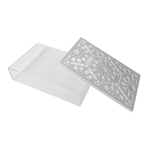 Middle Eastern Delight Modern Acrylic <b>Gift</b> <b>Box</b> Premium Ramadan <b>Eid</b> Store Display Stand for Chocolate Cookies - Product Image 3