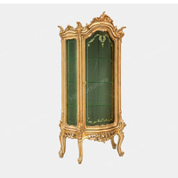 Vitrine de luxe classique personnalisée en bois massif vitrine de vin de haute qualité faite à la main pour un usage domestique
